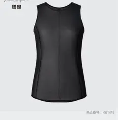 UNIQLO 黒シアータンクトップ　XL