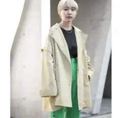 KBF BIGトレンチポンチョ 2WAYベージュ