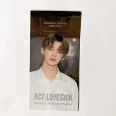 TXT 公式 LOVE SICK SEOUL デジコ ブックマーク ボムギュ - メルカリ