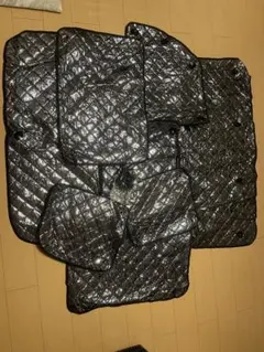 JB23 ジムニー 全窓 10枚セット 収納袋付 4層構造 黒銀 日除け 遮光
