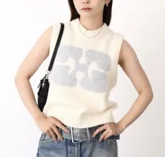 GANNI 新品未使用 正規品 Graphic Wool Mix Vestのサムネイル