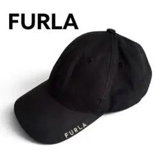 FURLA フルラ　キャップ 帽子　ブランド　黒 レディース　ユニセックス　ロゴ