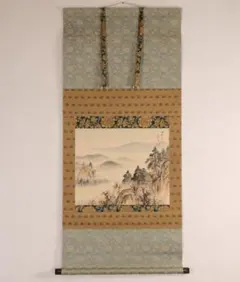 昭和レトロ 染付 陶板掛軸 山水風景 木箱付 陶板画 和風インテリア 掛け軸 昭和レトロ 染付 陶板掛軸 山水風景 木箱付 陶板画 和風インテリア