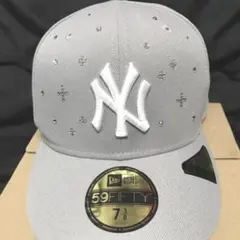 あか様専用ジュエルキャップ New Era ドジャース スワロフスキー71/2