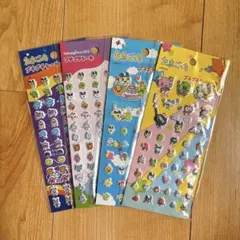 【匿名配送】たまごっち プチプチシール 全４種コンプリートセット セリア
