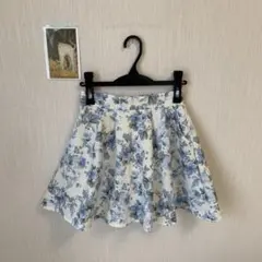 花柄スカート風キュロット
