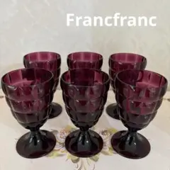 Francfranc プラスチックワイングラス6個セット