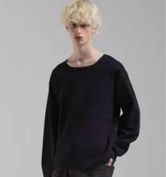 Parts Lab. ベーシック コットン ロング スリーブ Tシャツ M 黒