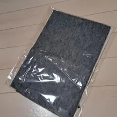 カシミヤ100% ストール 杢グレー