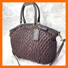 ​【美品】COACH コーチ 2WAY ショルダー マディソン 茶 F18634 COACH コーチ 2WAY ショルダー マディソン 茶 F18634 - メルカリ