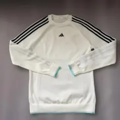 adidas W 3ST FF CREW ホワイト Sサイズ