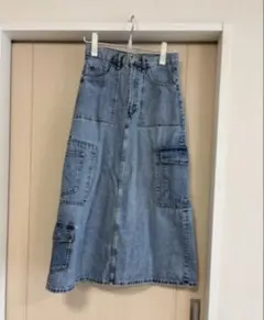 ZARA ザラ　デニムロングスカート