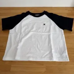 Hurley ラグランTシャツ ホワイト ブラック Mサイズのサムネイル