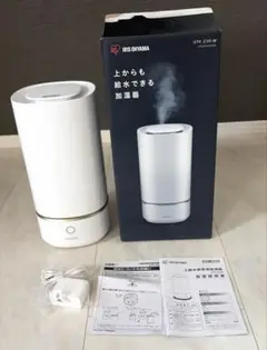 美品です‼︎ IRIS OHYAMA 上から給水できる加湿器 UTK-230-W