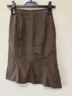 CdeC　クードシャンス　アシンメトリースカート　ブラウン