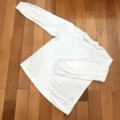 【女の子160】ユニクロ　カットソー　白