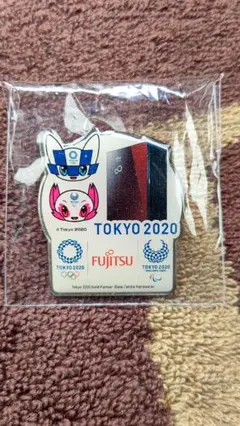 富士通 東京2020 ピンバッジ