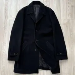 ★極希少 Lサイズ★ MENS TENORAS チェスターコート 羊革 黒 ☆極希少 Lサイズ☆ MENS TENORAS チェスターコート 羊革 黒 - メルカリ