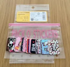 平成レトロ Hello Kitty ステッカー フレークシール キティ 50枚