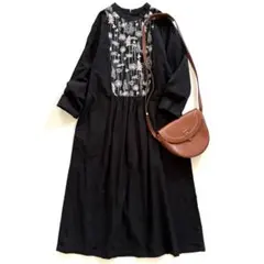 極美品♪サニークラウズ◆あぜ道刺しゅうの魔女ワンピース　エンブロイダリー　MP