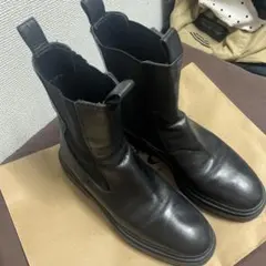 ZARA ザラ サイドゴアブーツ 厚底 黒 EUR42 27cm - メルカリ