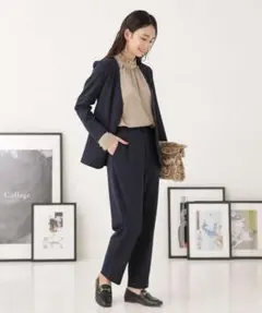 LB.04／ノーカラージャケット&パンツ セットアップ