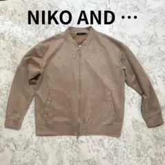更に‼️値下げしました‼️ NIKO AND ... ベージュ ジャンパー 薄手羽織