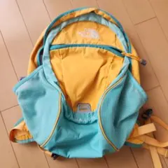 THE NORTH FACE SMALL DAY リュック　オレンジ×グリーン