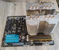 【セット品】【マザー、CPU(クーラー付)、メモリ】i7 4790K、DDR3