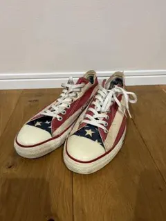 90's コンバースオールスター　星条旗　10 1/2 ローカット　USA製