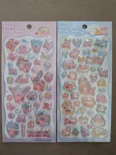 【正規品】星のカービィ プチドロップステッカー 2種セット