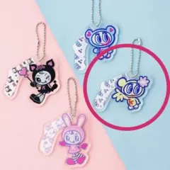 靴下屋 ナルミヤ メゾピアノ エンジェルブルー アクリルキーホルダー ハナちゃん