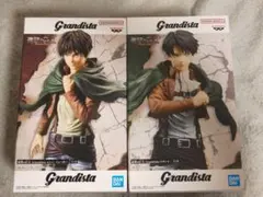 新品未開封Grandista 進撃の巨人エレン・イェーガー リヴァイ 2体セット