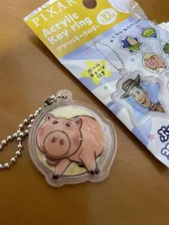 Seria 3D PIXAR トイストーリー　アクリルキーホルダー　３点セット