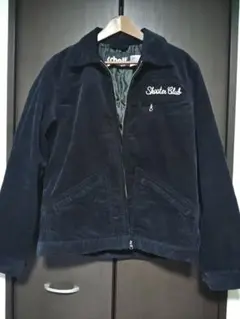 古着　アメカジSchott コーデュロイジャケット　黒　L　ワークジャケット