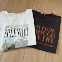 RETRO GIRL 半袖Tシャツ 2枚セット