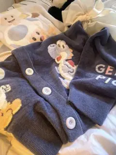 【美品】ジェラピケ　ヨッシー　ニンテンドー パジャマ　カーディガン4月限定コラボ