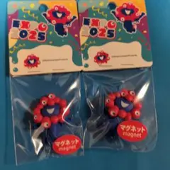 大阪万博限定 ミャクミャク 立体マグネットセット　走る