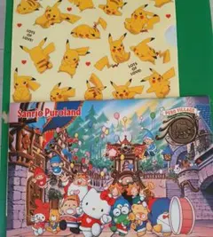 【訳あり】キティ&ピカチュウ キャラクター文具2点
