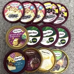 ハーゲンダッツの蓋　期間限定品込み13種セットのサムネイル