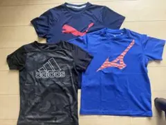 adidas, Mizuno, PUMA Tシャツ 3枚セット