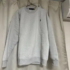 ポロ　ラルフローレン　グレー トレーナー メンズ　L