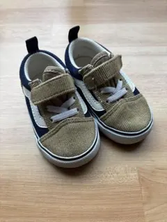 Vans コーデュロイ スニーカー ベージュ　12.5cm