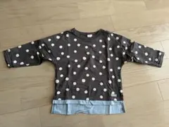 ドット　長袖Tシャツ