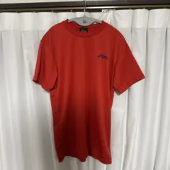 asics 赤 Tシャツ