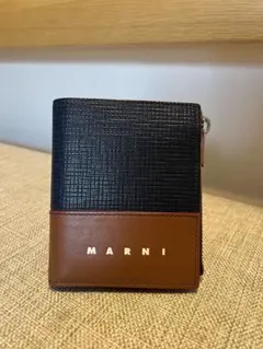 MARNI 二つ折り財布 パイソン柄 レザー - メルカリ