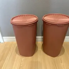 4個セット】タッパーウェア マキシデコレーター 保存容器 味噌 梅干し