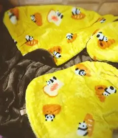 専用⭐みかん❤超ふかふか～暖か❤Ｗボア★超特大ブランケット⭐パンぱんだ❤