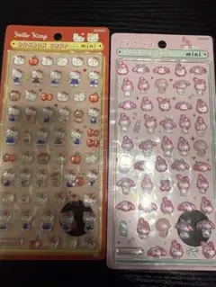 【正規品】サンリオ　ボンボンドロップミニシール　マイメロディ　ハローキティ