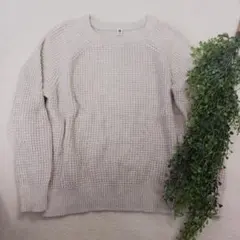 UNIQLO ベージュ ニットセーター 130
